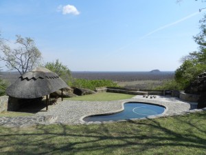 Piscine Lodge safari chasse zimbabwe