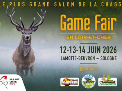 GAME FAIR – 12, 13 et 14 juin 2026